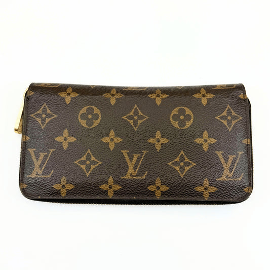 LOUIS VUITTON Monogram Zippy Wallet with Round Zipper M42616 Wallet