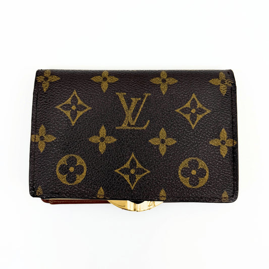 LOUIS VUITTON Monogram Portefeuille Viennois M61674 Tri-fold Wallet