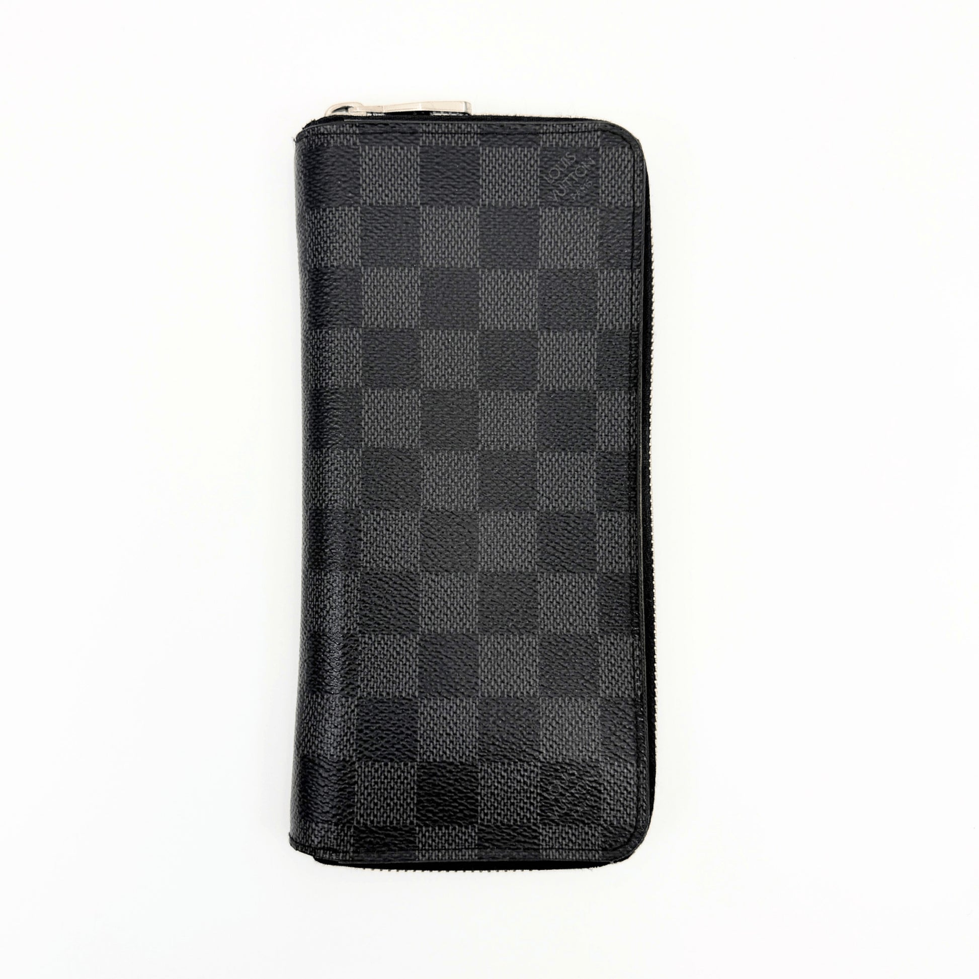 LOUIS VUITTON LOUIS VUITTON Louis Vuitton Damier Graffit Zippy Vertical N63095 Wallet Wallet