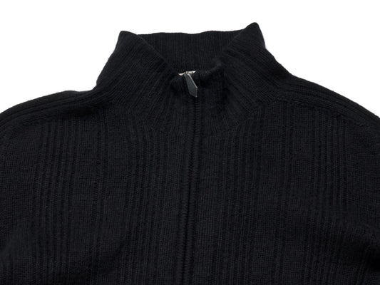 HERMES Men's Cashmere Driver's Knit Top, Black, Size L