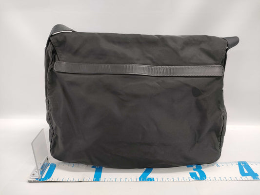 PRADA 2 Belt Triangle Logo Shoulder Bag