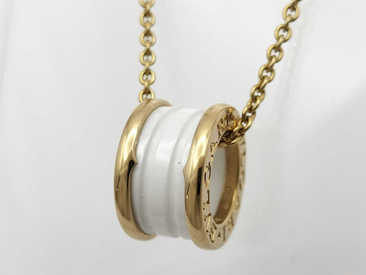 BVLGARI Bezero One Ceramic Au750 12.6g Necklace