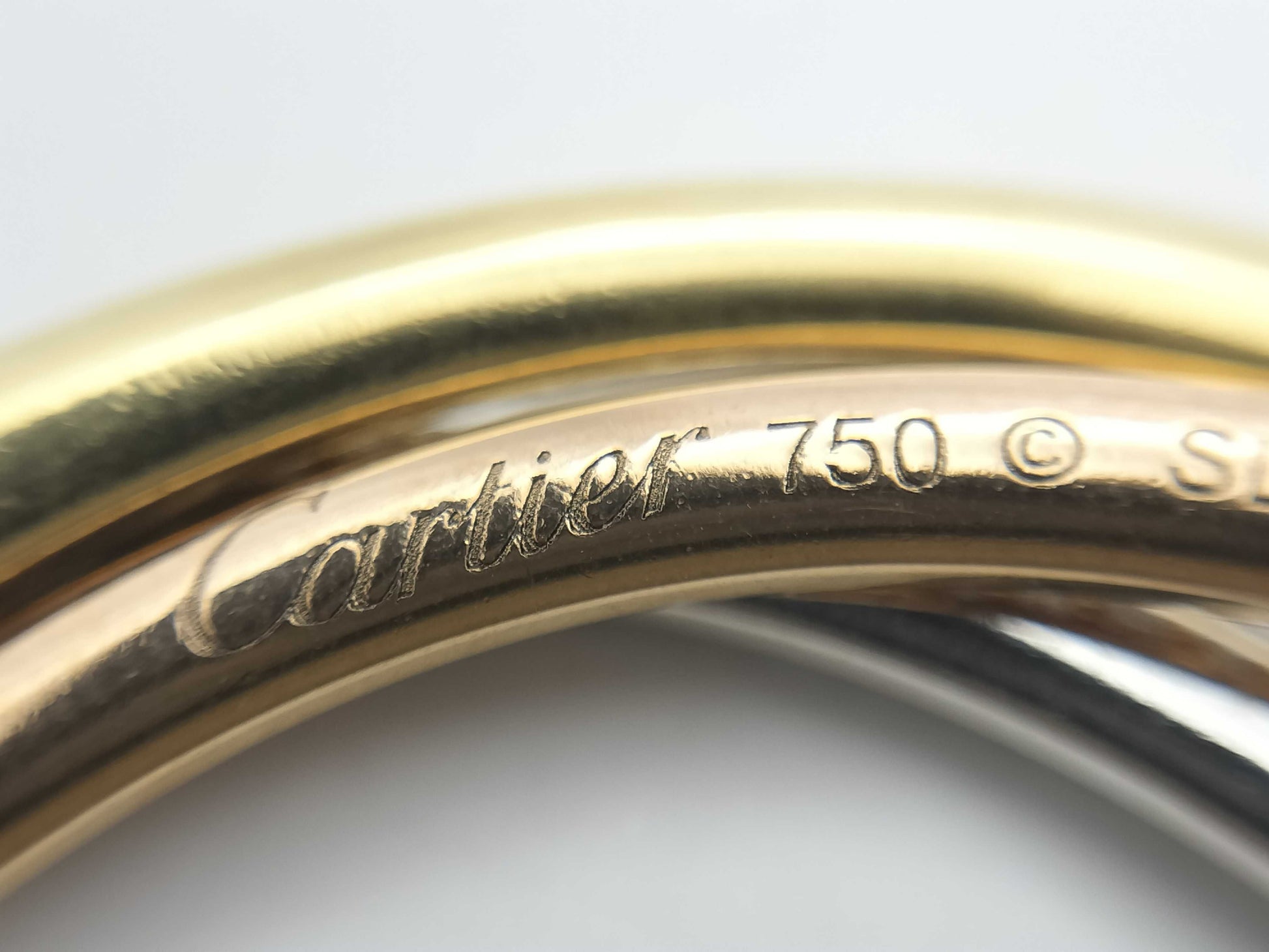 Cartier Trinity Full Diamond 750 30.2g Necklace