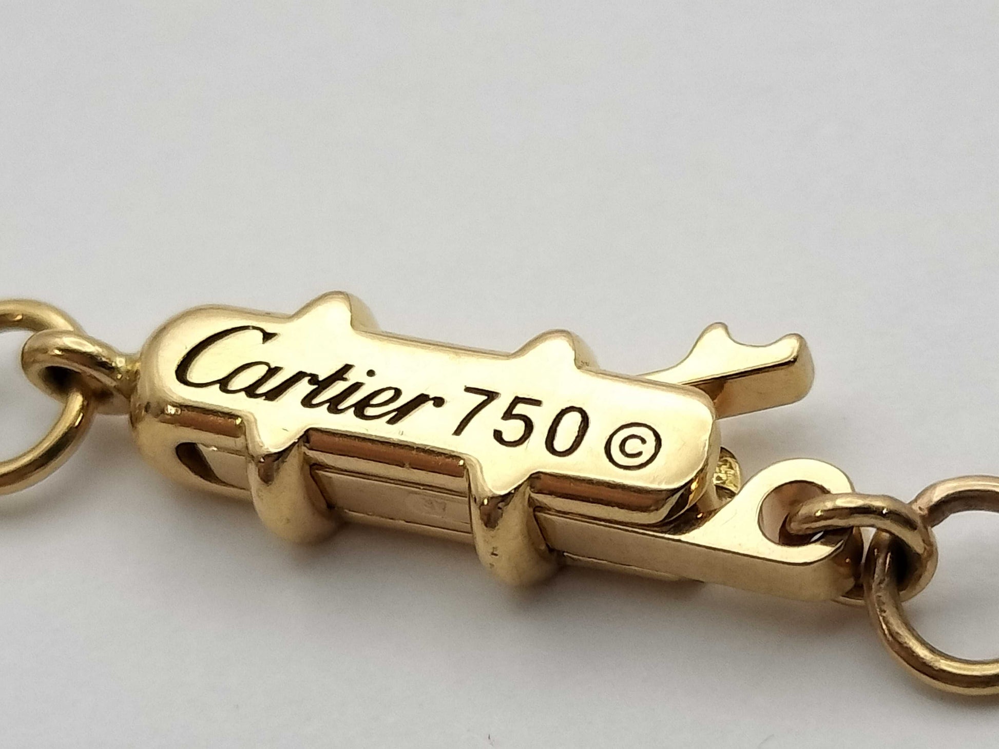 Cartier Trinity Full Diamond 750 30.2g Necklace