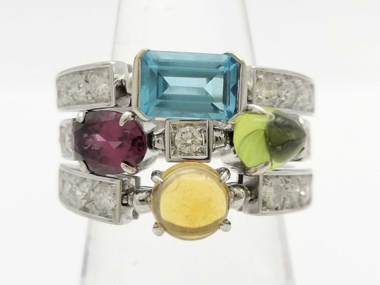 BVLGARI Allegra Colored Diamond 750 11.2g Ring