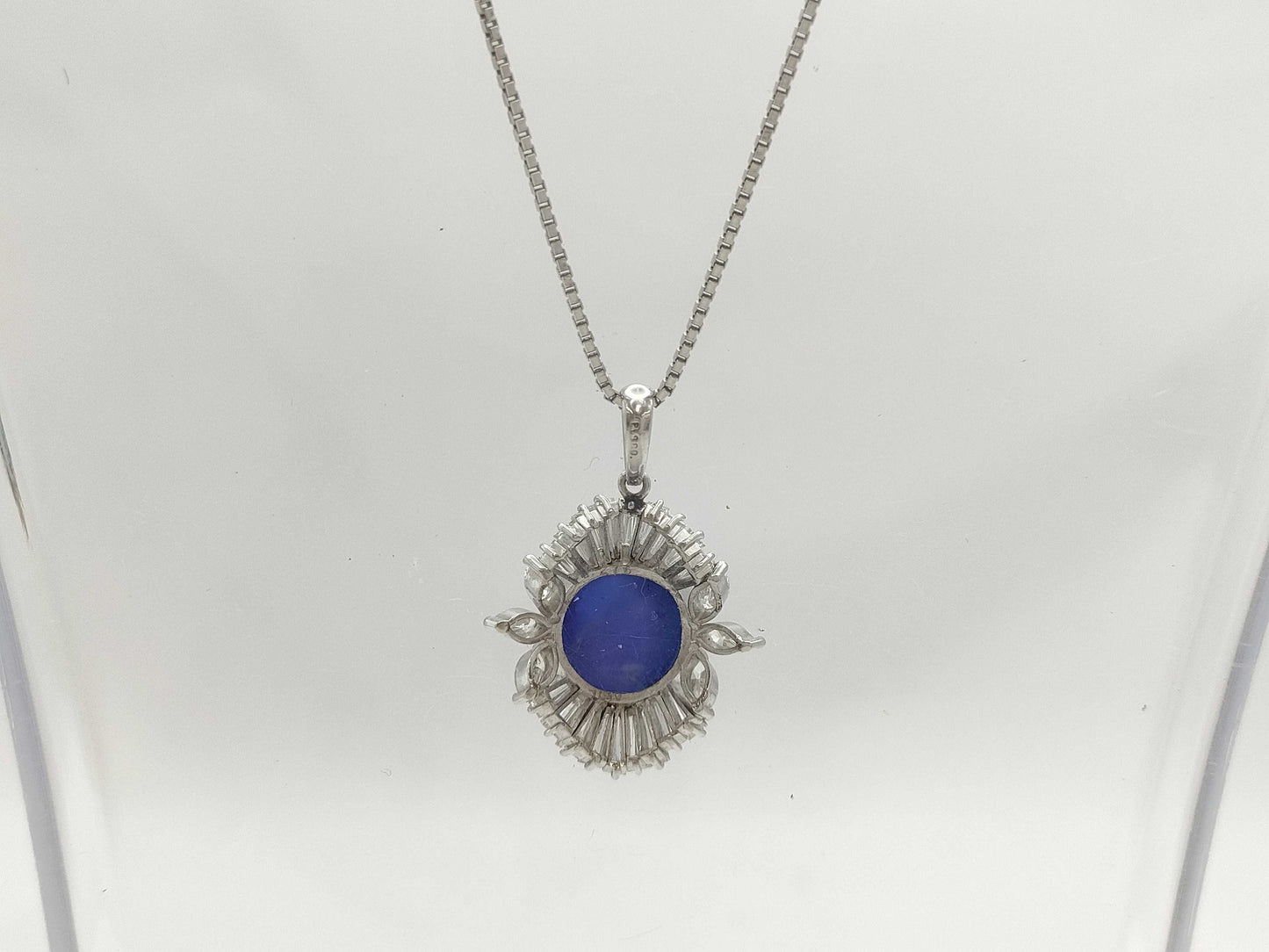 SS15.40ct D2.76ct PT950/850 16.3g Necklace