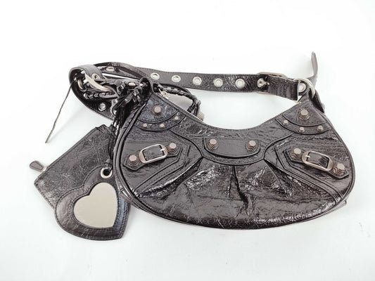 BALENCIAGA BALENCIAGA Luca Goal Shoulder Bag XS Pouch Mirror Shoulder Bag