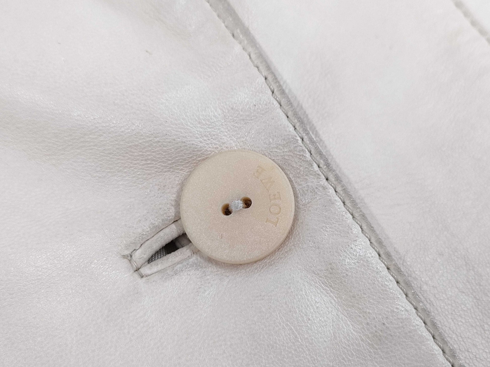 LOEWE Leather Size 38 Tailored Jacket