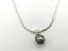 MIKIMOTO Pearl Diameter Approx. 10.7*12.7mm Diamond K18 13.8g Necklace