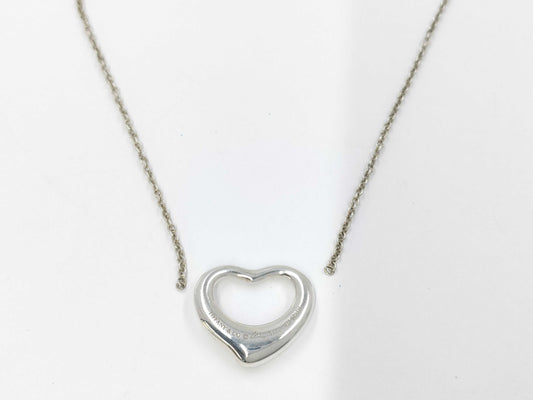 Tiffany & Co. Tiffany Open Heart 3.4g Necklace