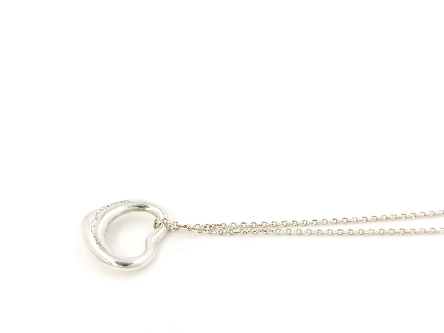 Tiffany&Co. Open Heart 3.4g Necklace