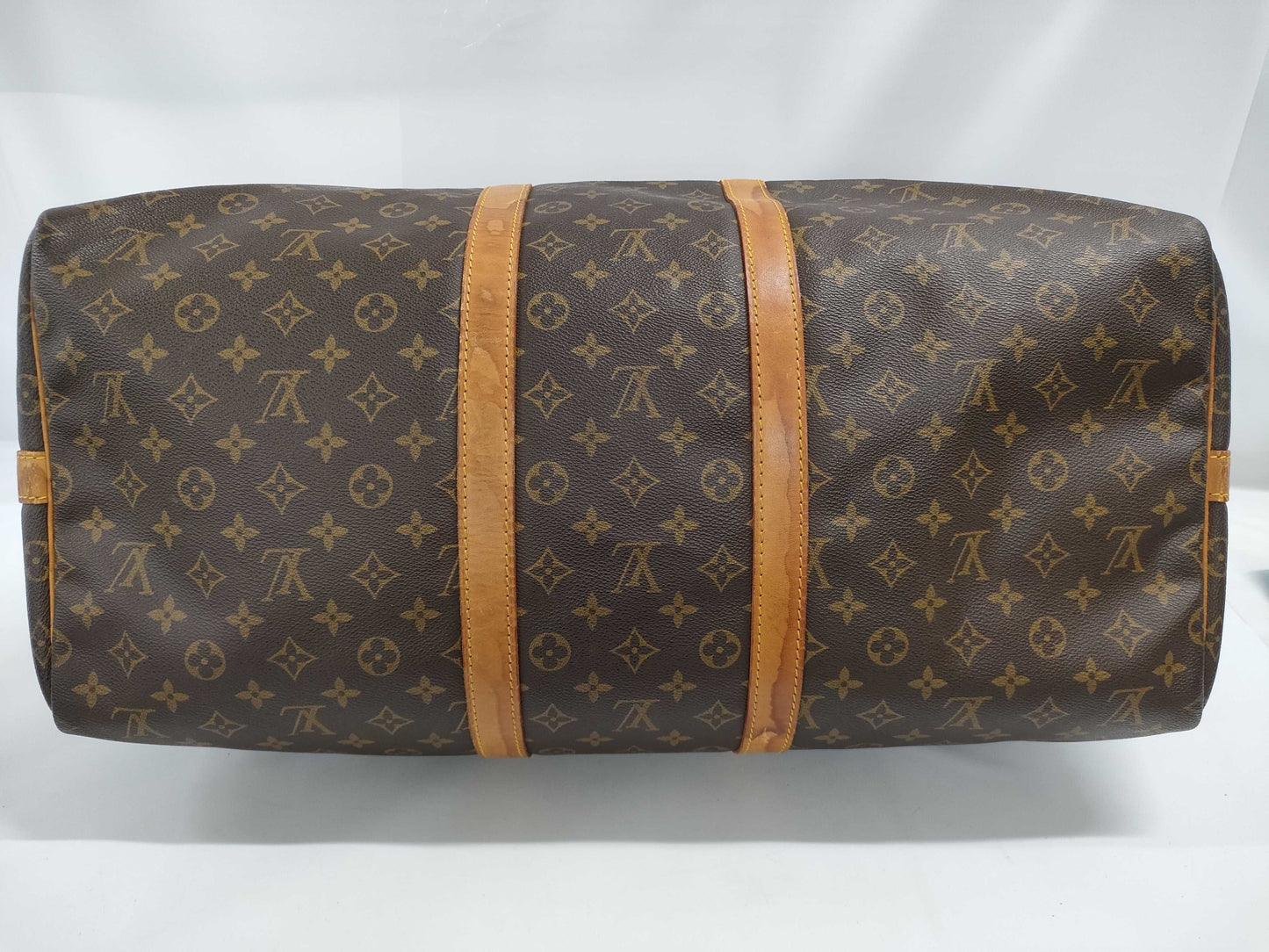 LOUIS VUITTON Monogram Keepall 55 Bandouliere Boston Bag