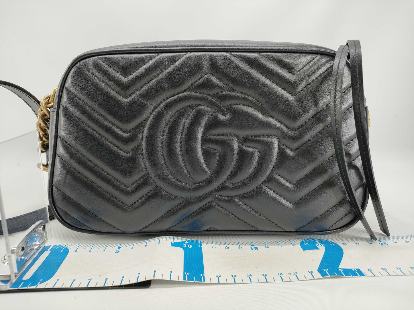 GUCCI Marmont 447632 Black Shoulder Bag