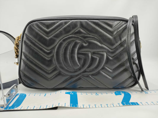 GUCCI Marmont 447632 Black Shoulder Bag