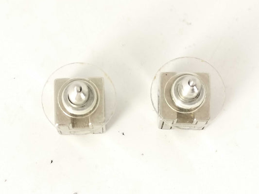 HERMES H Cube Earrings