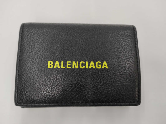 BALENCIAGA Tri-Fold Wallet Black Wallet