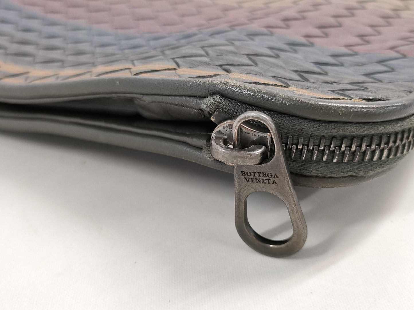 BOTTEGA VENETA Intrecciato Clutch Bag Leather Clutch Bag