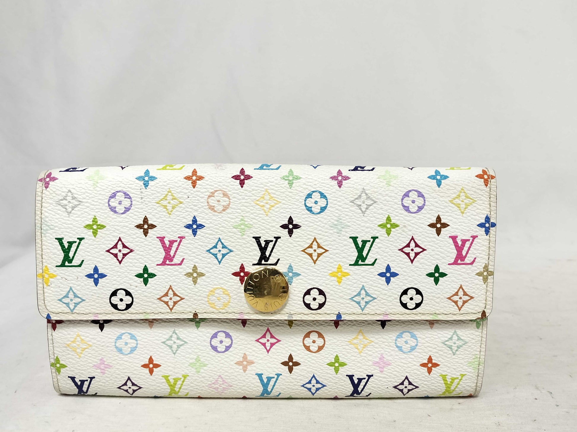 LOUIS VUITTON Monogram Multicolore Portefeuille Sarah M93532 Wallet