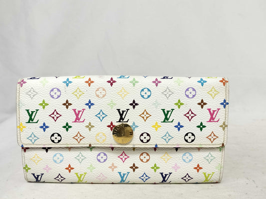 LOUIS VUITTON Monogram Multicolore Portefeuille Sarah M93532 Wallet