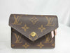 LOUIS VUITTON Monogram Portefeuille Victorine M62360 Rose Ballerine Wallet