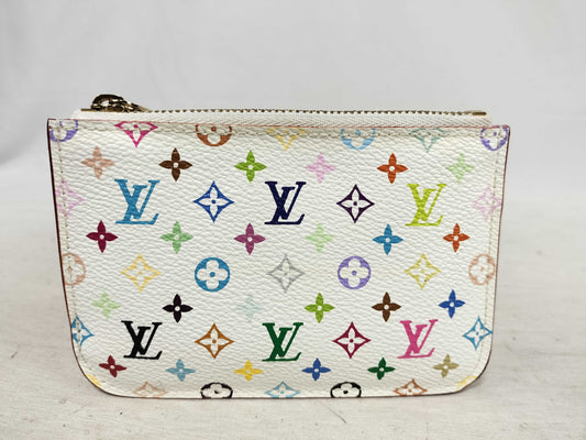 LOUIS VUITTON Monogram Multicolore Pochette Cle M93734 Coin Case