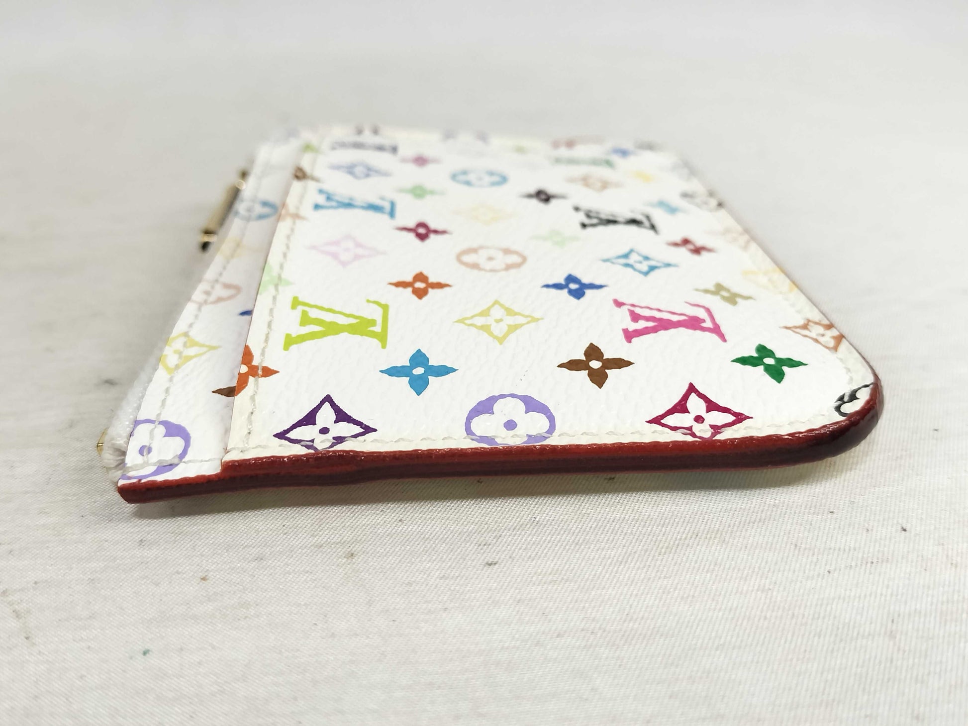 LOUIS VUITTON Monogram Multicolore Pochette Cle M93734 Coin Case