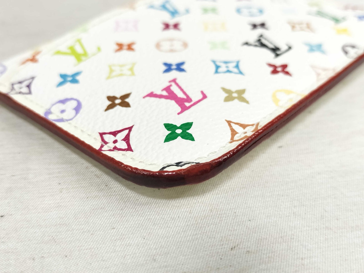 LOUIS VUITTON Monogram Multicolore Pochette Cle M93734 Coin Case