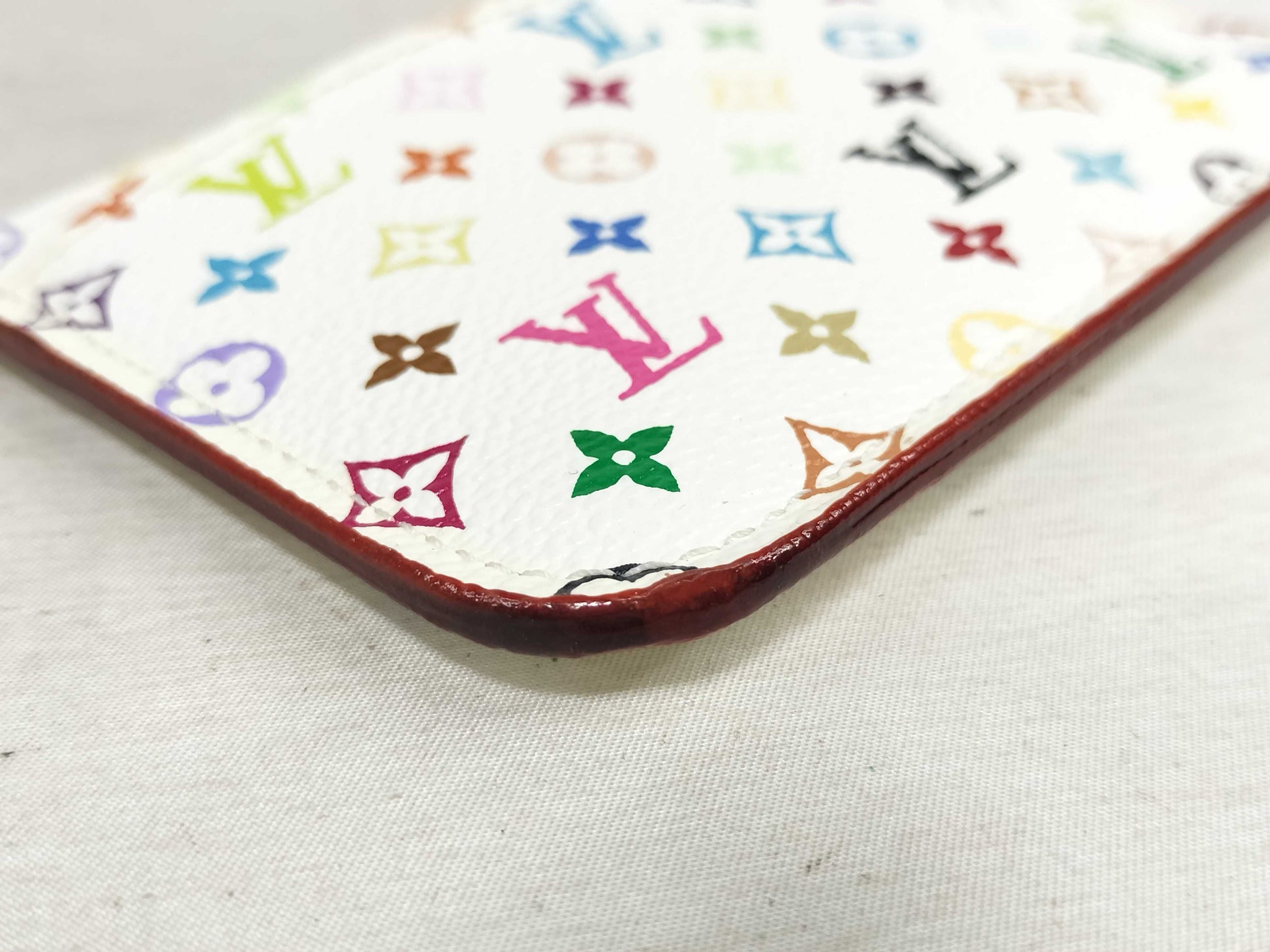 LOUIS VUITTON Monogram Multicolore Pochette Cle M93734 Coin Case