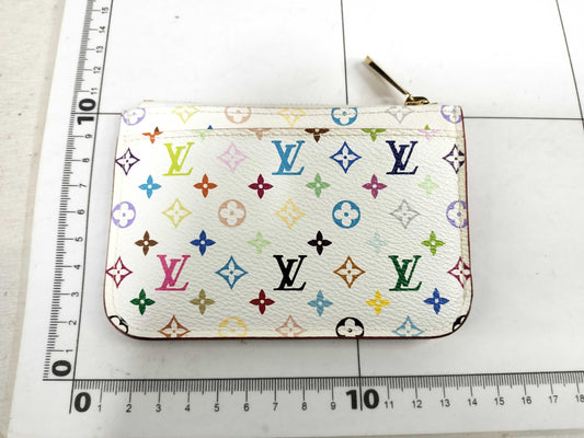 LOUIS VUITTON Monogram Multicolore Pochette Cle M93734 Coin Case
