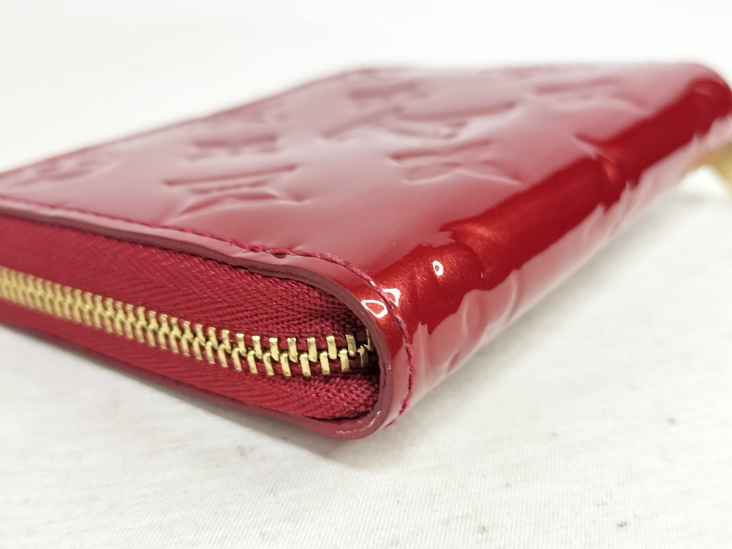 LOUIS VUITTON Vernis Monogram Zippy Coin Purse M93608 Coin Case Wallet
