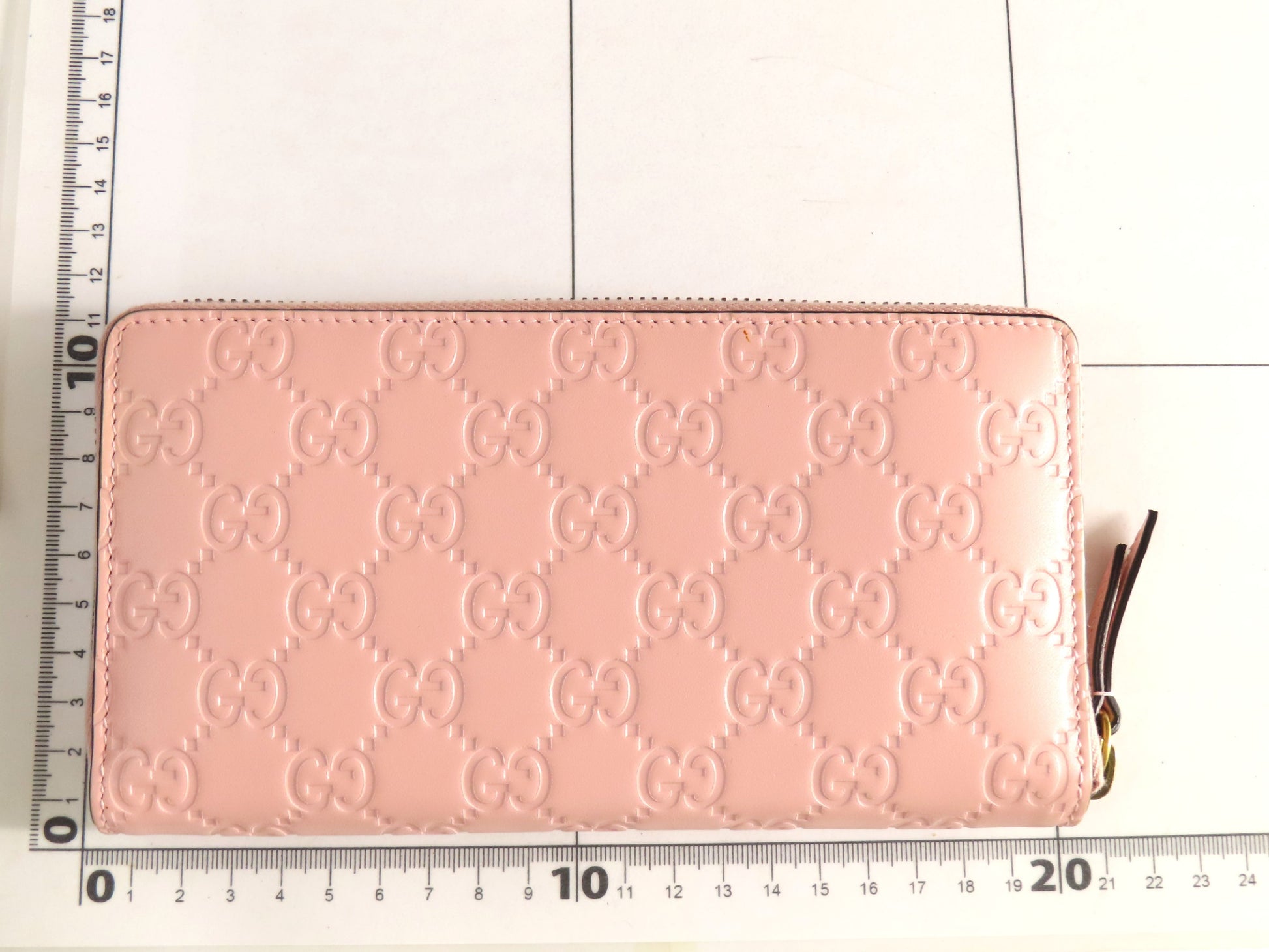 GUCCI Guccissima Cat Motif Round Zipper Long Wallet 548058 Wallet