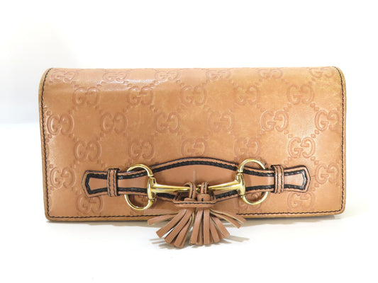 GUCCI Guccissima Horsebit Leather Wallet 295360