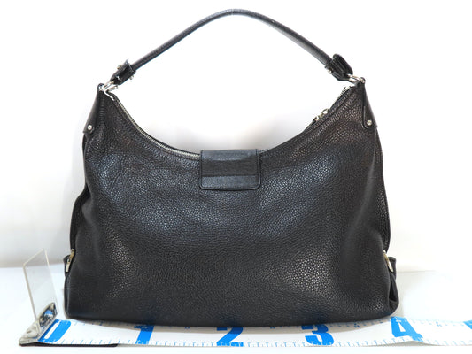 Salvatore Ferragamo Gancini Leather Shoulder Bag