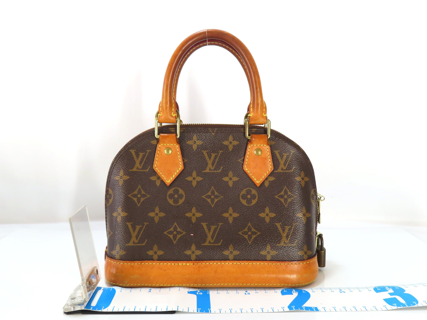 LOUIS VUITTON Monogram Alma BB M53152 2-Way Handbag