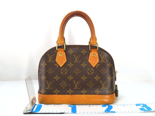 LOUIS VUITTON Monogram Alma BB M53152 2-Way Handbag