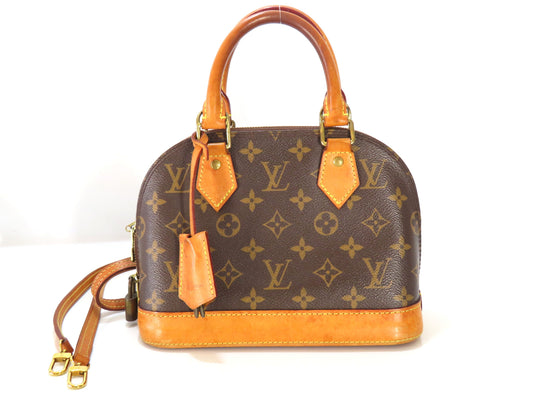LOUIS VUITTON Monogram Alma BB M53152 2-Way Handbag