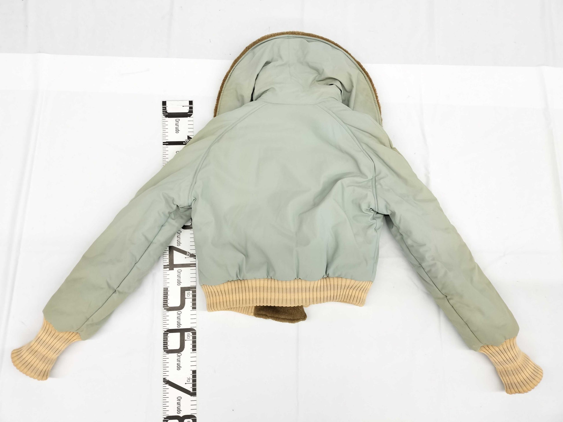 CHANEL CHANEL Boa Coat Blouson Light Green 01A 42 Jacket