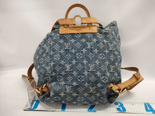 LOUIS VUITTON Monogram Denim Sac Ado GM M95056 CA0096 Backpack