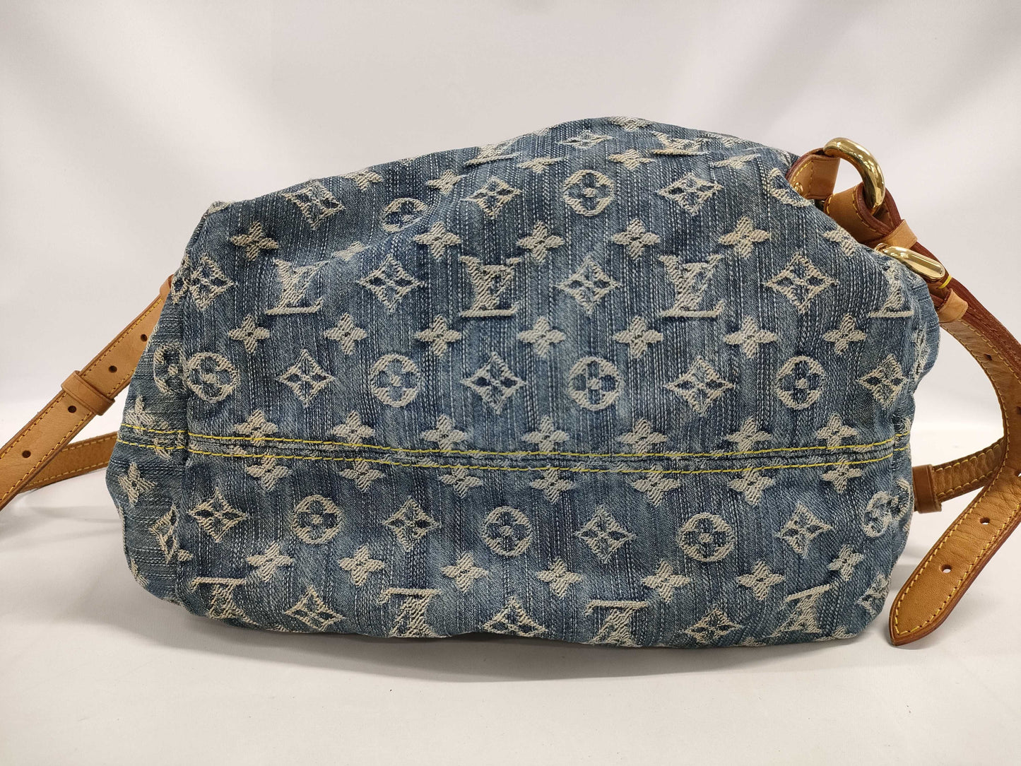 LOUIS VUITTON Monogram Denim Sac Ado GM M95056 CA0096 Backpack