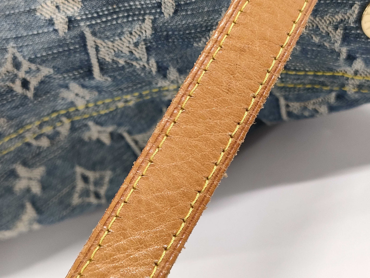 LOUIS VUITTON Monogram Denim Sac Ado GM M95056 CA0096 Backpack