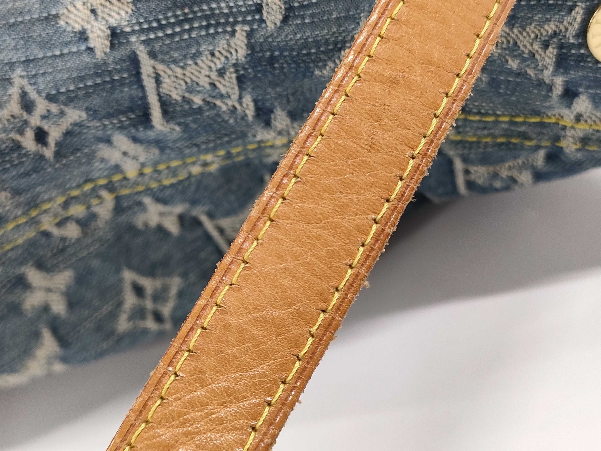 LOUIS VUITTON Monogram Denim Sac Ado GM M95056 CA0096 Backpack
