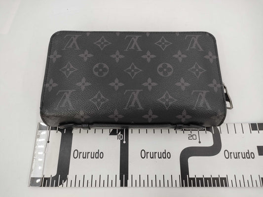 LOUIS VUITTON Monogram Eclipse Zippy XL Wallet M61698 CA4169 Box Handbag