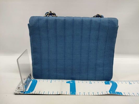 CHANEL Chain Shoulder Bag Blue No. 2 Shoulder Bag