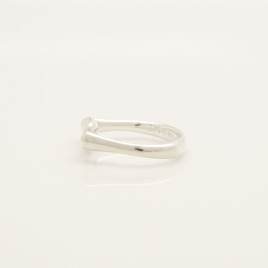 Tiffany & Co. Bean Ring, 925 Sterling Silver, 2.66g