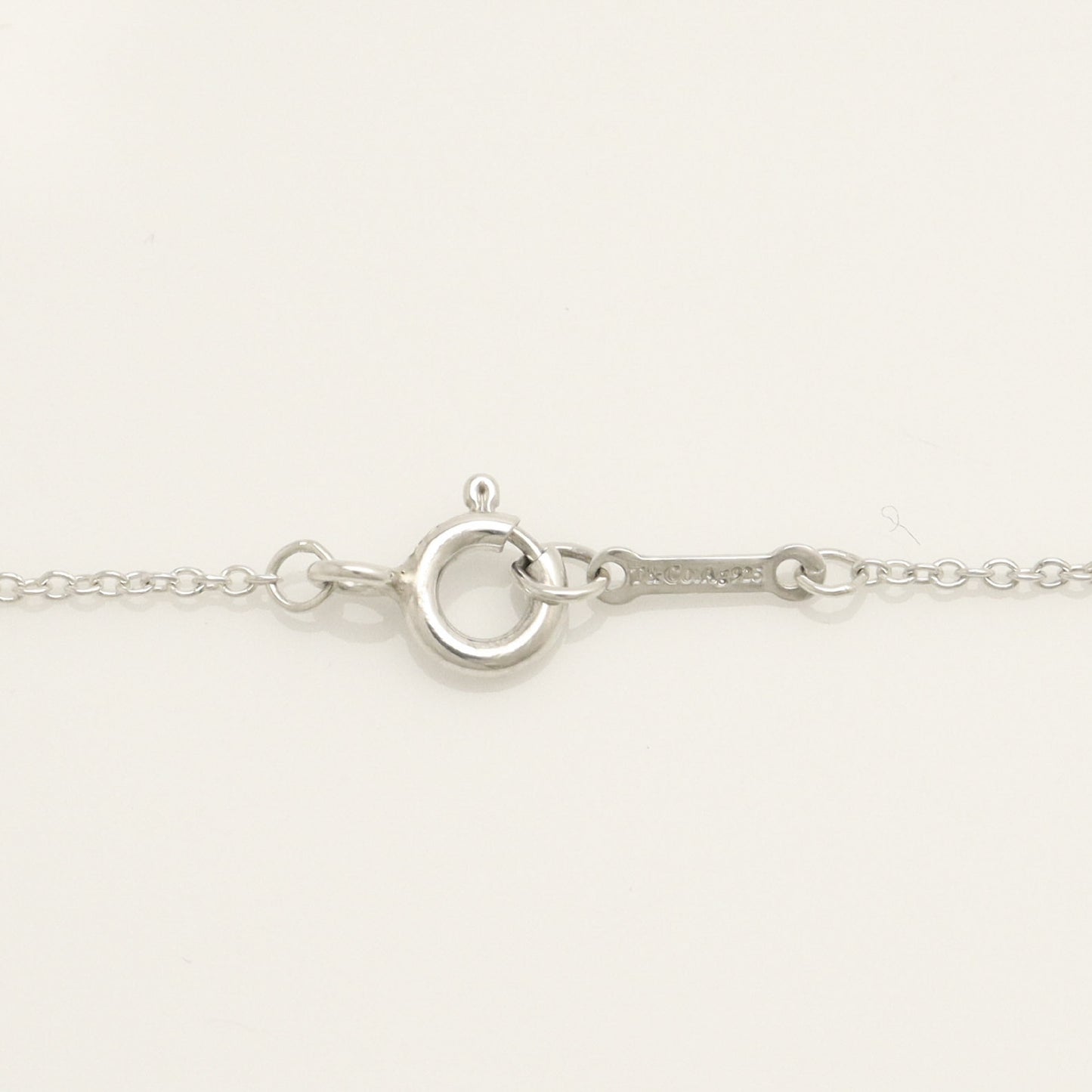 Tiffany & Co. Mini Kiss Cross Paloma Picasso Necklace in 925 Sterling Silver, 12.7g