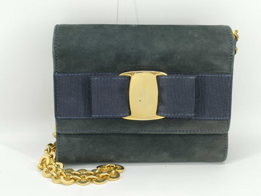 Salvatore Ferragamo Vara Chain Shoulder Bag