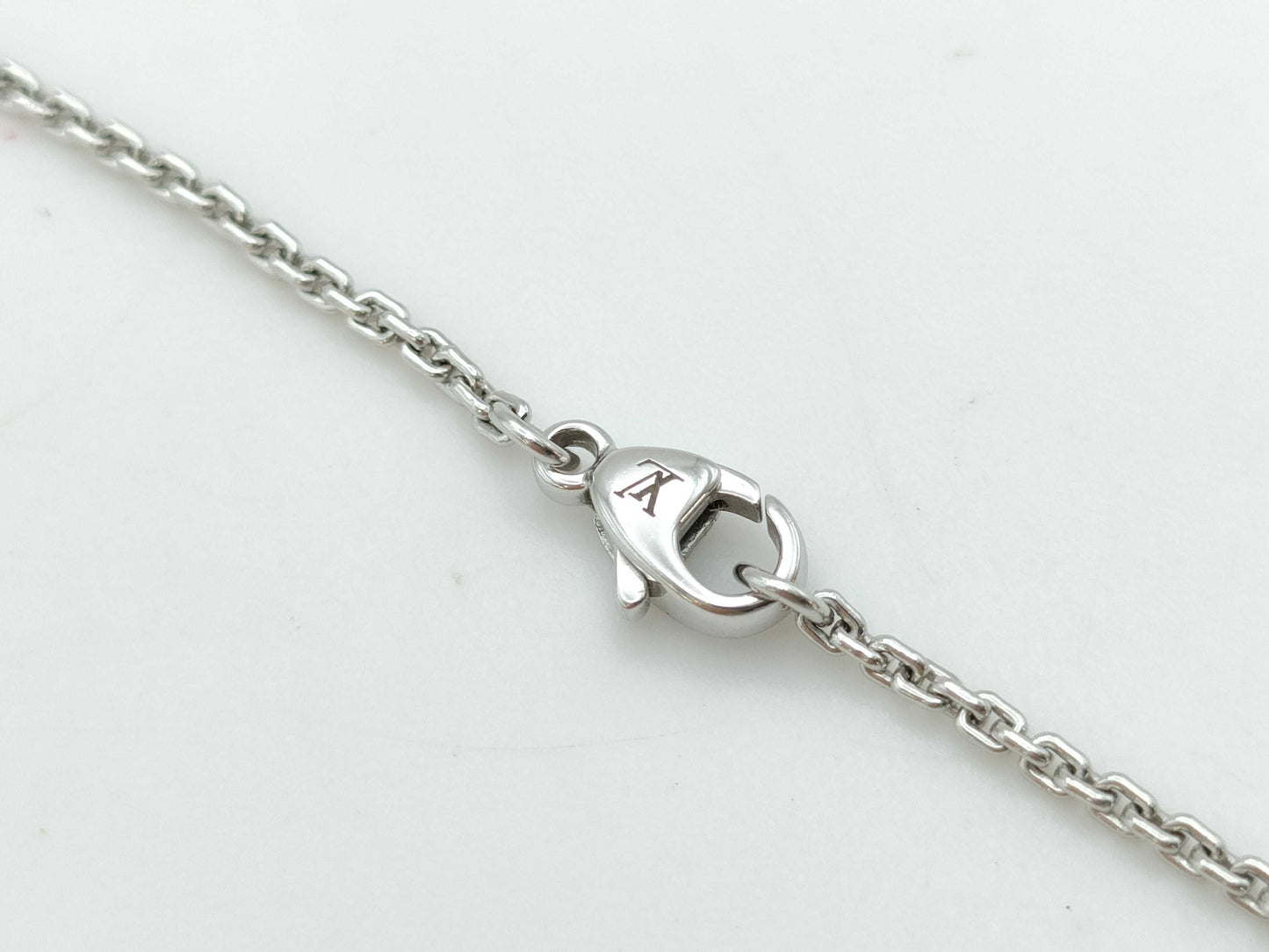 LOUIS VUITTON Pandant Tiff Diamond WG Au750 11.0g Necklace