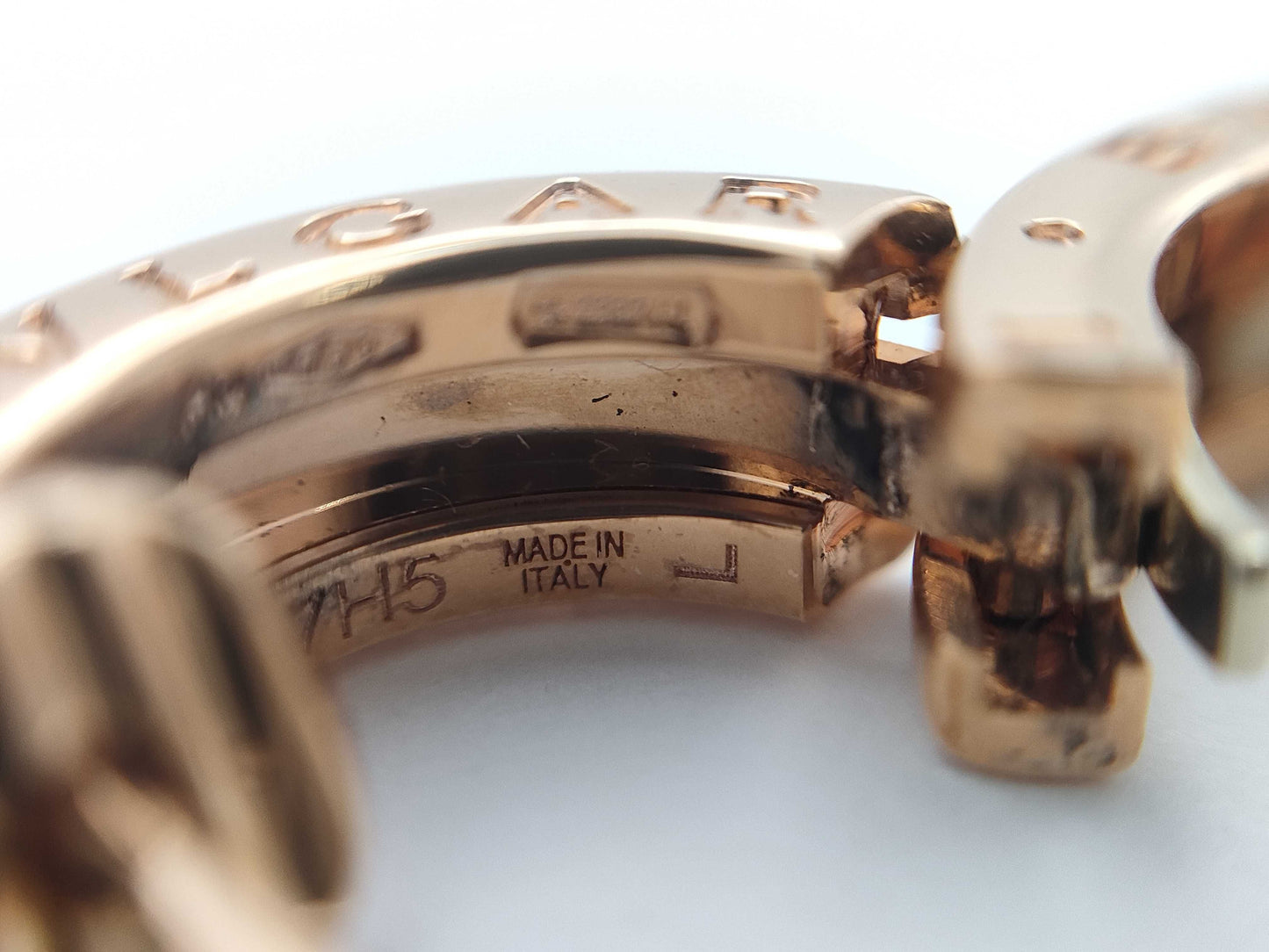 BVLGARI Bezero One PG Au750 8.5g Earrings