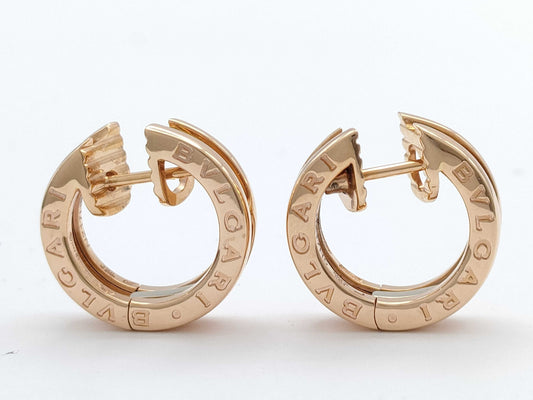 BVLGARI Bezero One PG Au750 8.5g Earrings