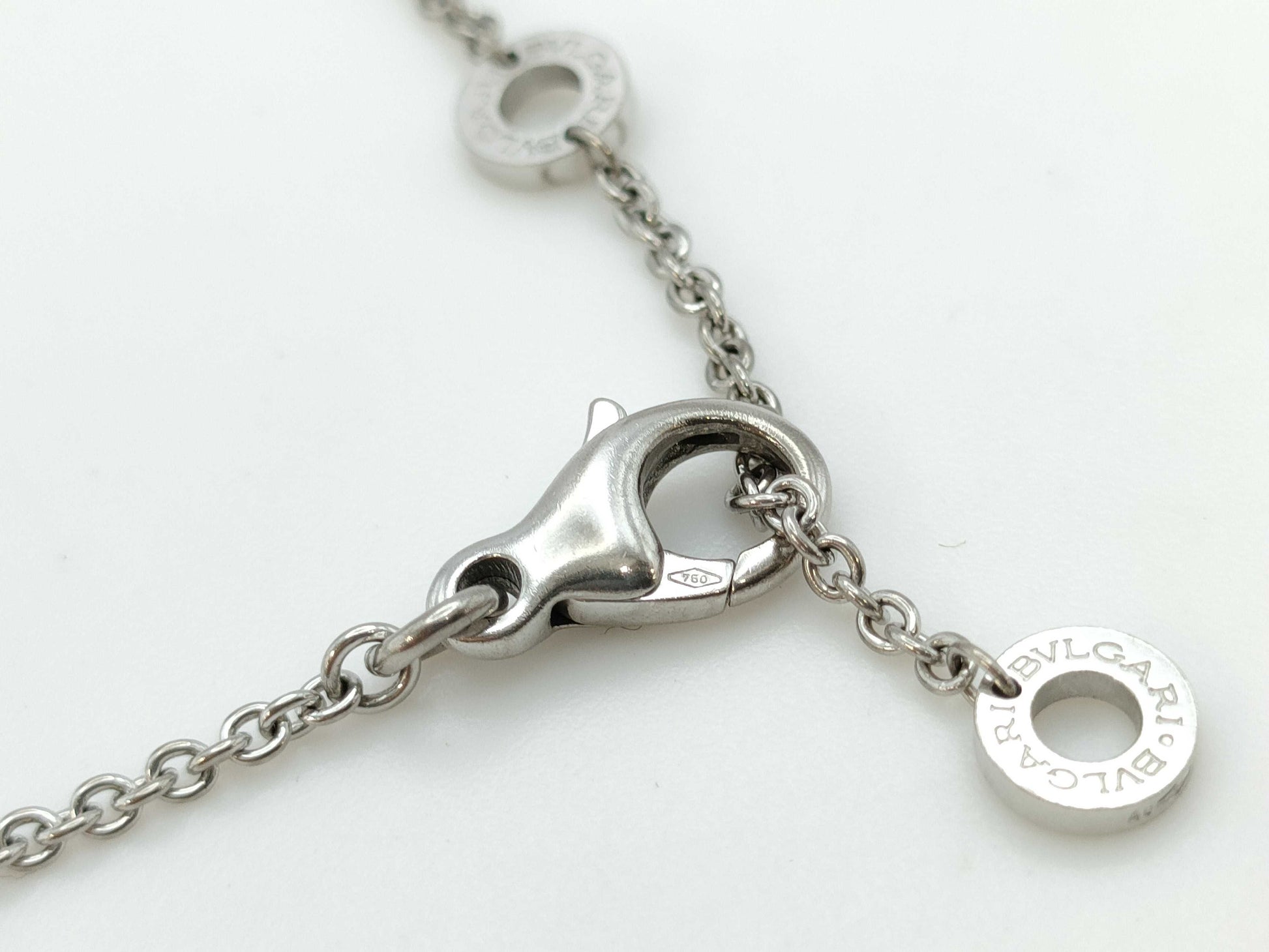 BVLGARI Bezero One Legend Diamond WG Au750 13.5g Necklace